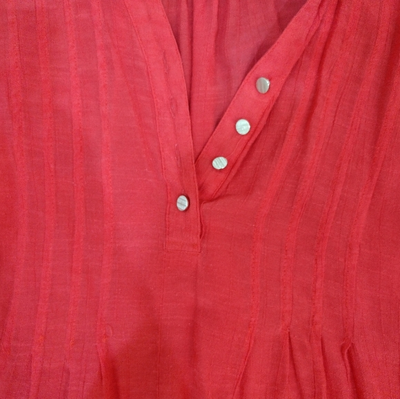 Women's Hot Pink Tunic Size Medium - Picture 3 of 7